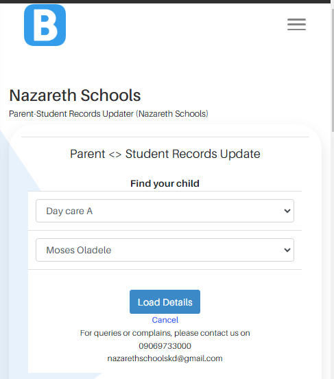 Bluerain School Management Software